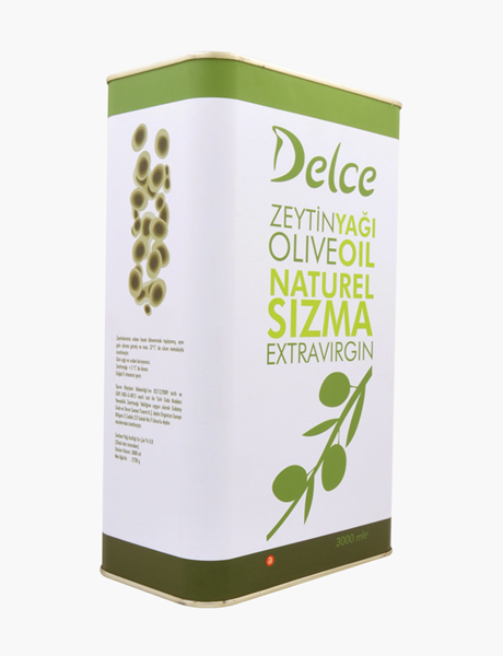 Delce Naturel Sızma Zeytinyağı 3 lt Teneke resmi